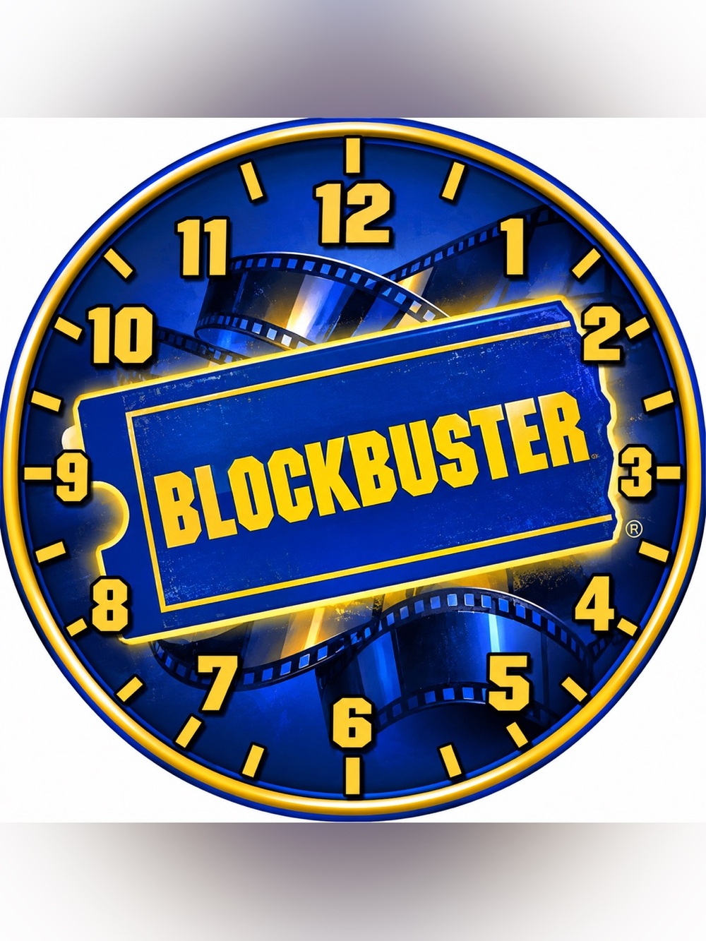 Blockbuster Movie Clock